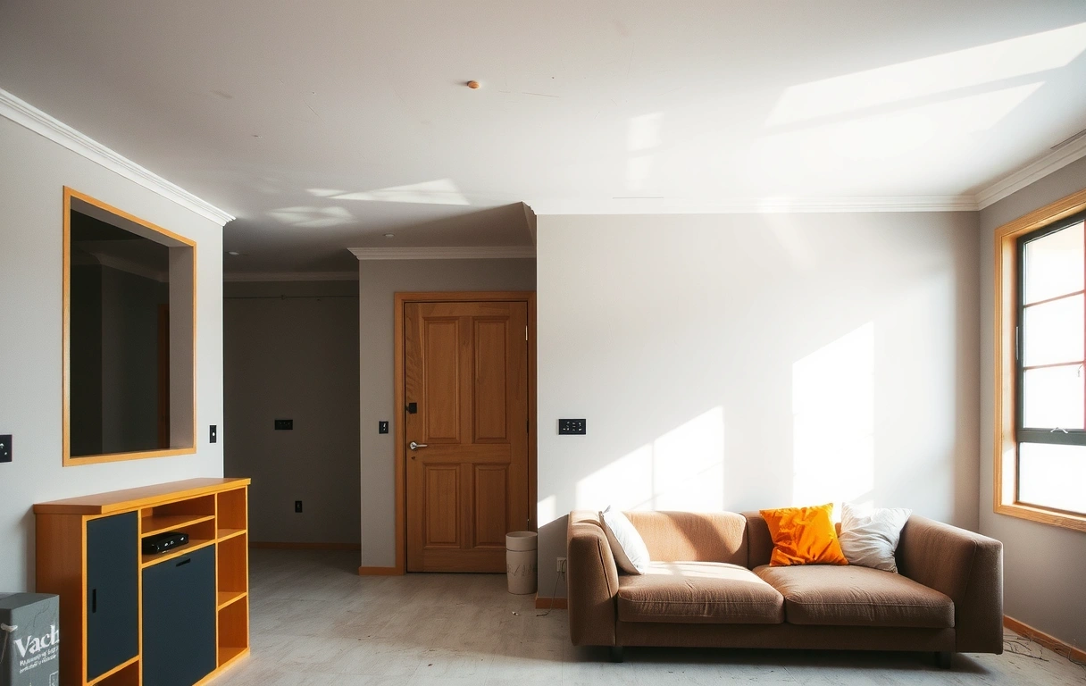 Interior de un apartamento en construcción en Usaquén, Bogotá