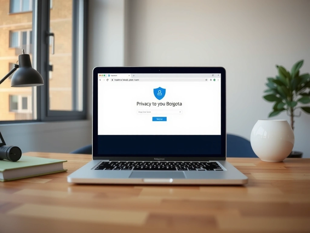 Configuración de privacidad digital en entorno profesional